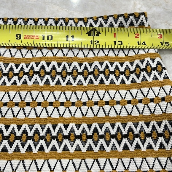NEW Express Mini Skirt | Yellow, Grey & White Pattern | XS‎ | NWOT - Picture 5 of 10